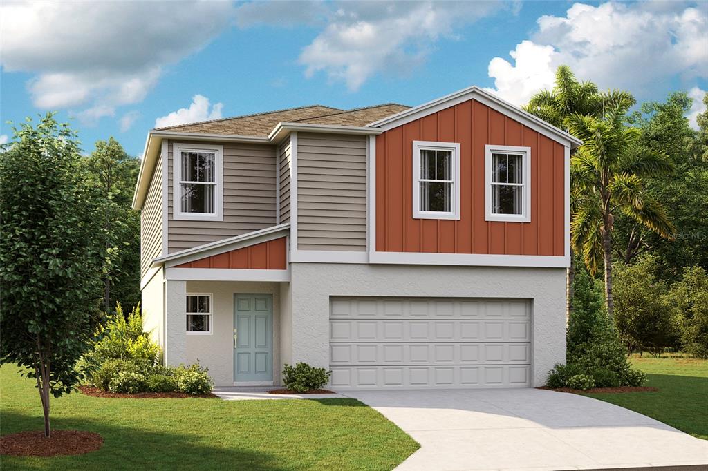 12915 Camarillo Place Lithia, FL 33547 - Photo 1 of 2 a front view of a house with a garden