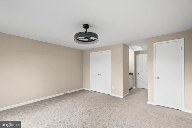 a view of an empty room