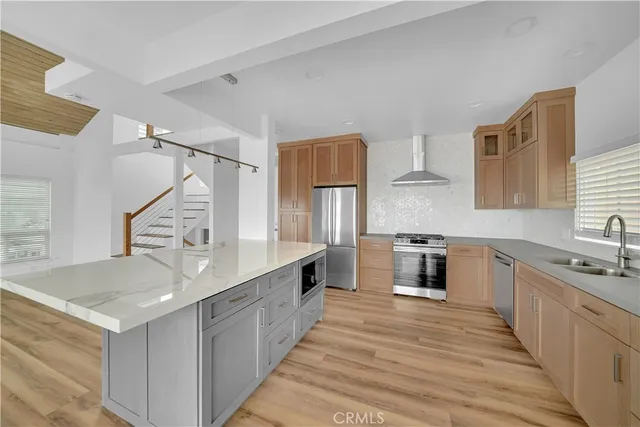 a view of a balcony with city view