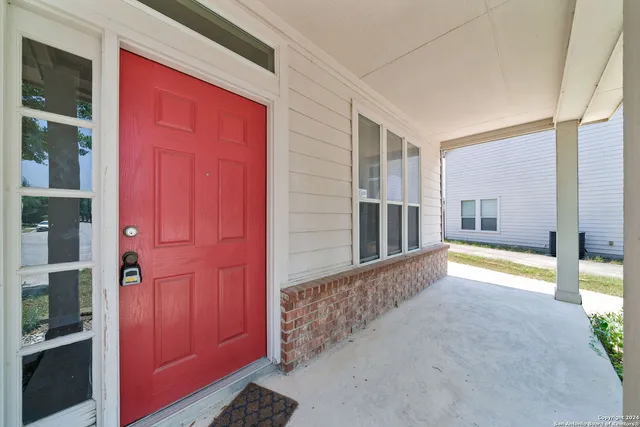 a view of swimming pool with an outdoor space