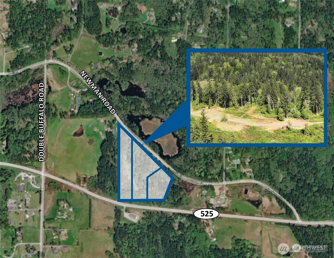 2150 Newman Road Langley, WA 98260 - Photo 6 of 12 a view of a yard from a balcony