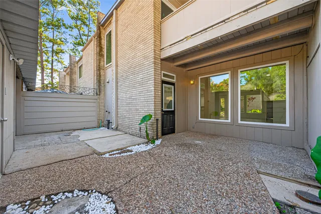 a view of a house with a space