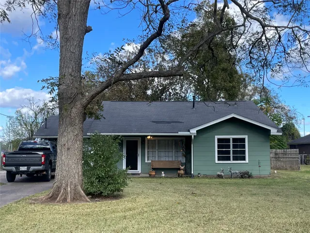 a view of a house with a patio