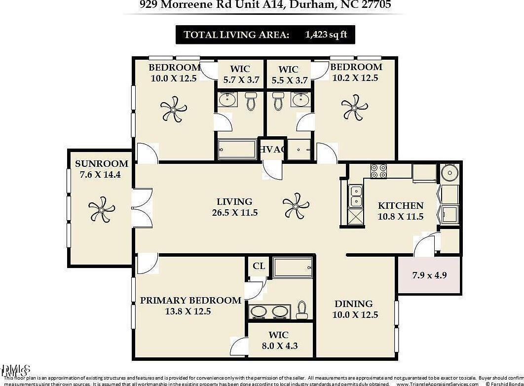 929 Morreene Road, Unit B23 Durham, NC 27705 - Photo 9 of 9 B23_FloorPlan