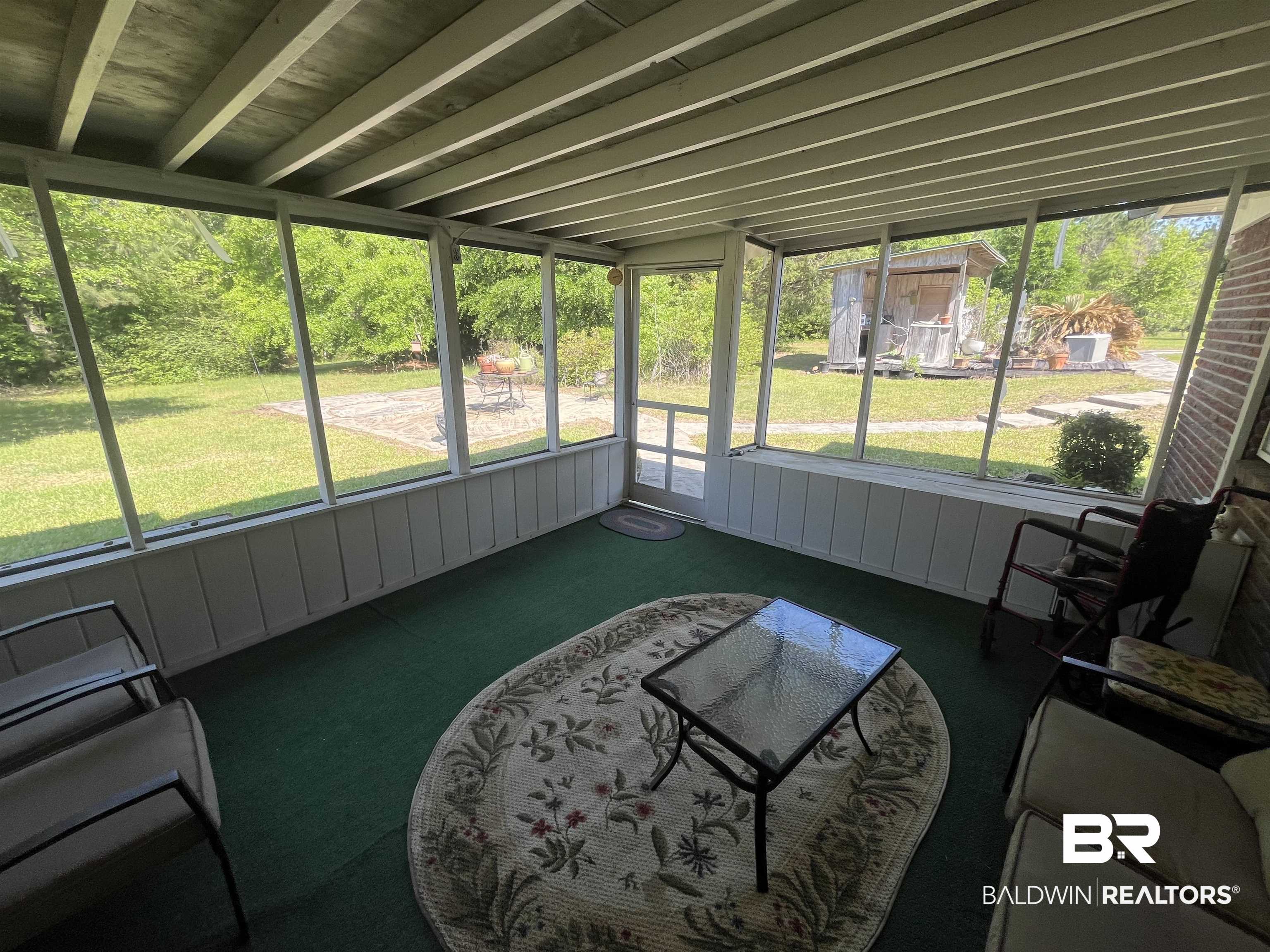 315 Dawkins Road Brewton, AL 36426 - Photo 13 of 19 View of sunroom
