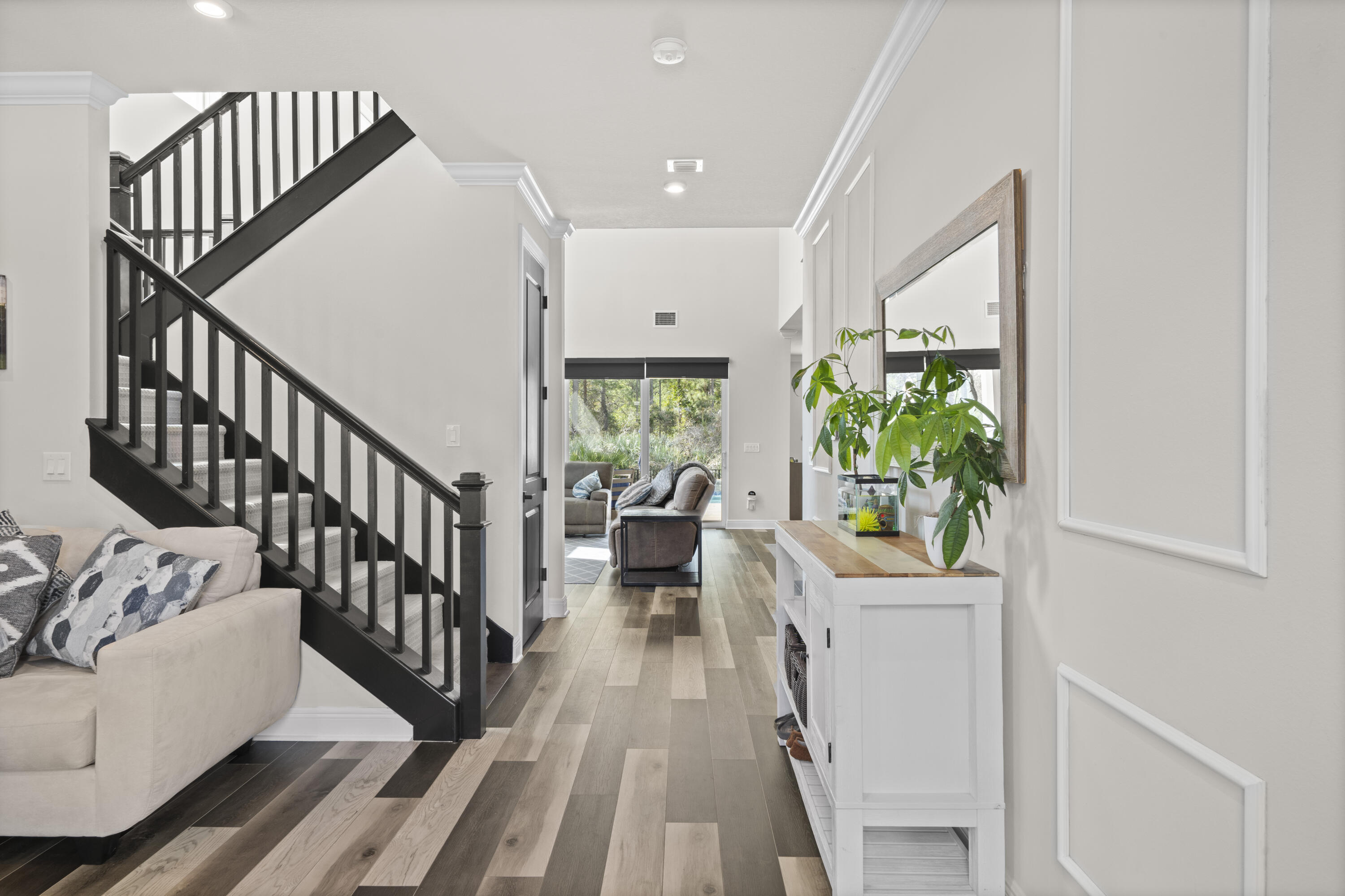 684 Southwest Pennfield Terrace Stuart, FL 34997 - Photo 4 of 61 a view of entryway with wooden floor