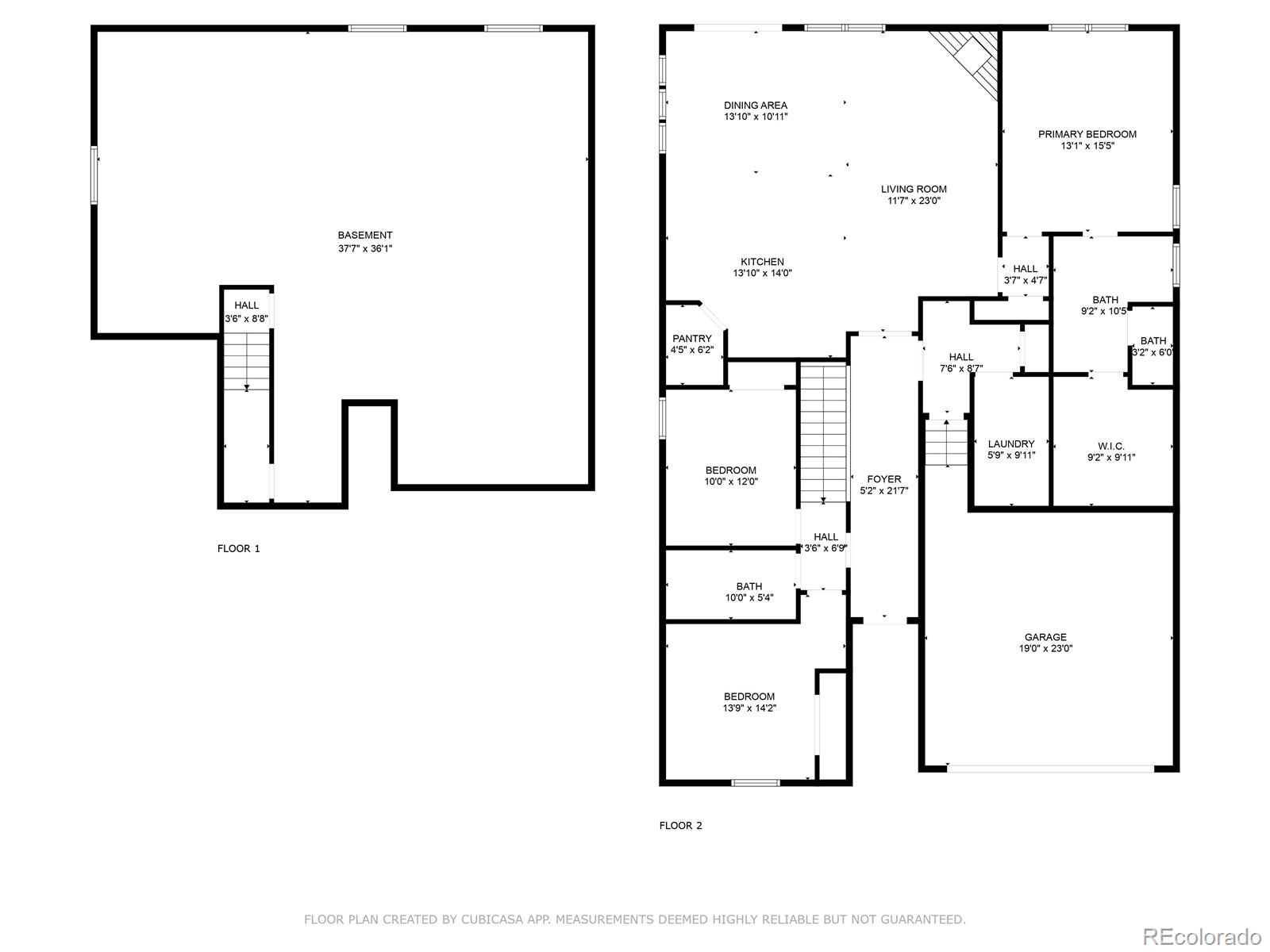 8878 South Riviera Court Aurora, CO 80016 - Photo 31 of 31 a picture of floor plan