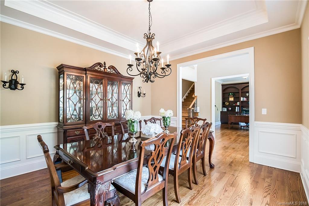 8116 Balcony Bridge Road Huntersville, NC 28078 - Photo 6 of 31 a view of a dining room with furniture window and wooden floor
