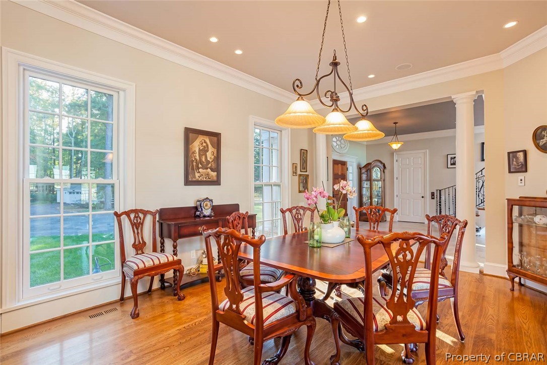 1901 Windmill Point Road White Stone, VA 22578 - Photo 12 of 47 Formal Dining Room just off the Foyer & the Kitchen/Family Room