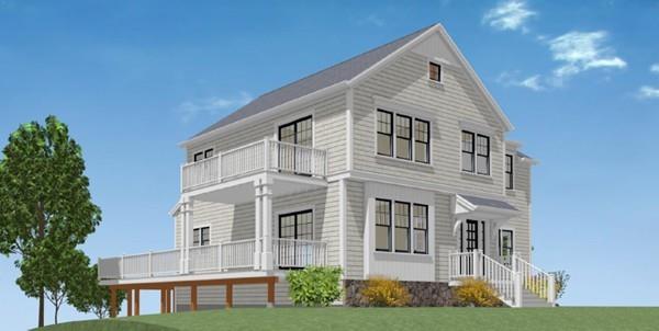 7 Vernon Avenue Hull, MA 02045 - Photo 5 of 12 a view of a brick building next to a yard