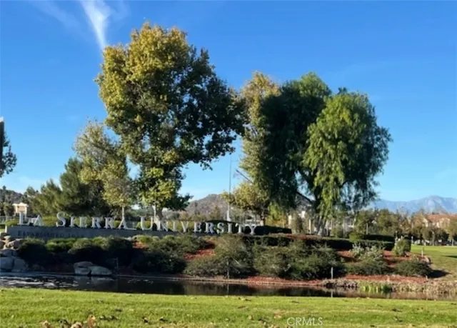a view of a lake with houses