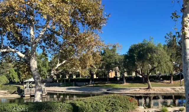 a house view with a garden space