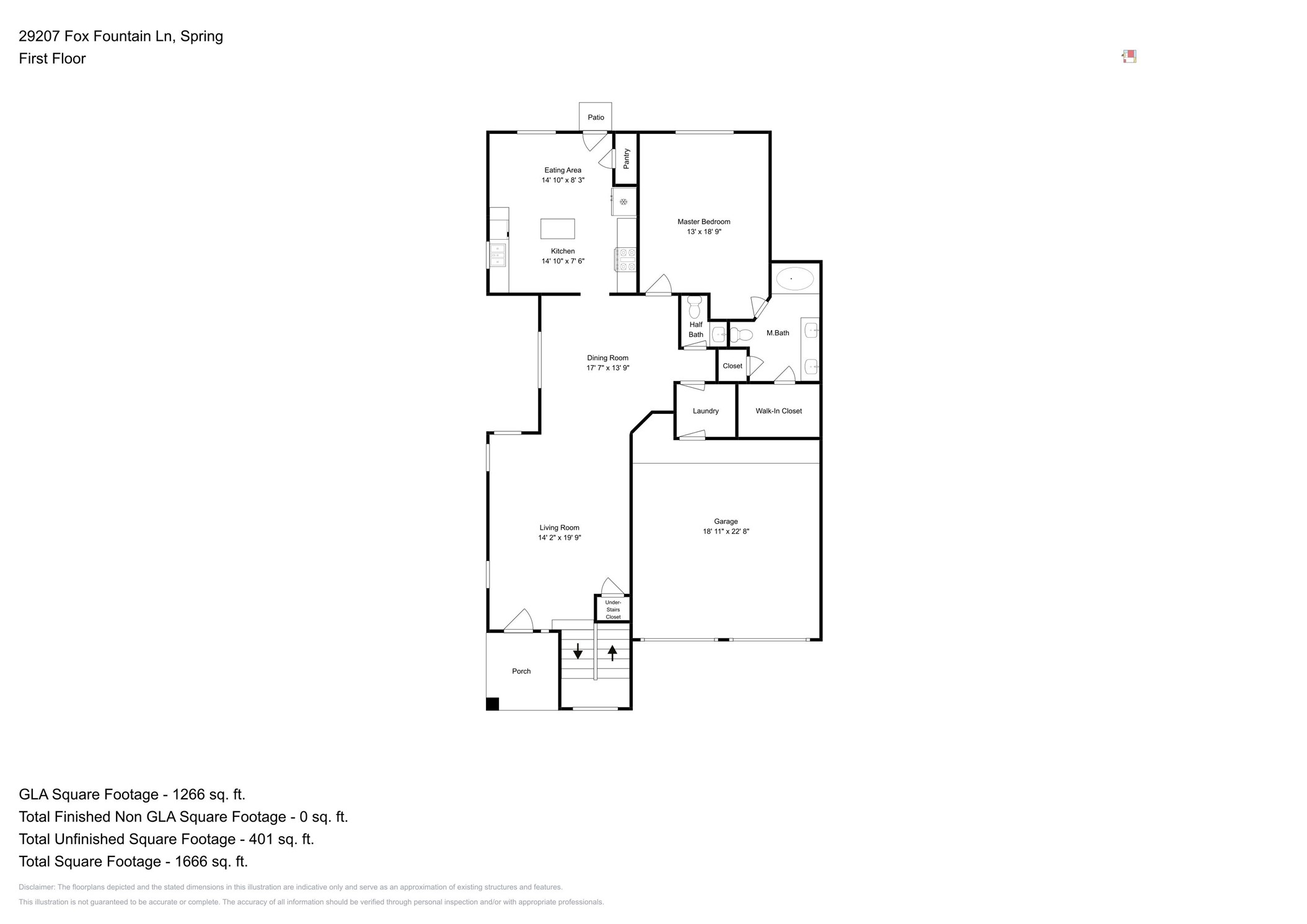29207 Fox Fountain Lane Spring, TX 77386 - Photo 23 of 24 a picture of floor plan