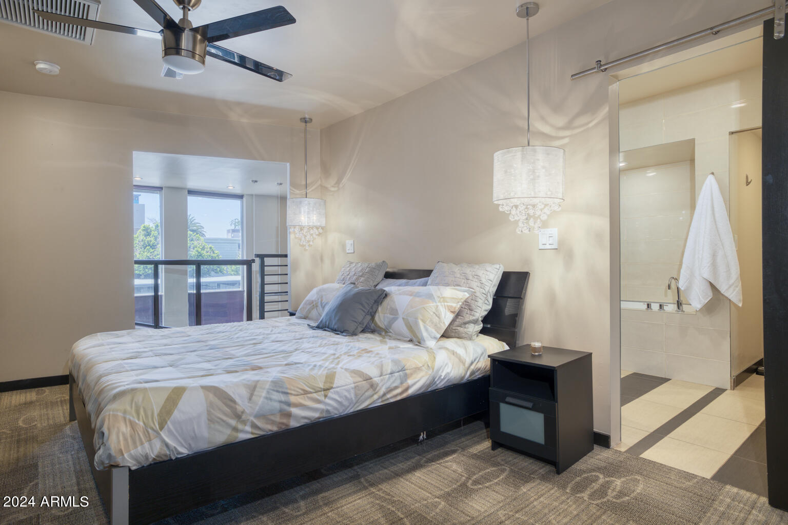 385 West Pierson Street, Unit B3 Phoenix, AZ 85013 - Photo 15 of 32 Bed and End Tables are Included in Sale