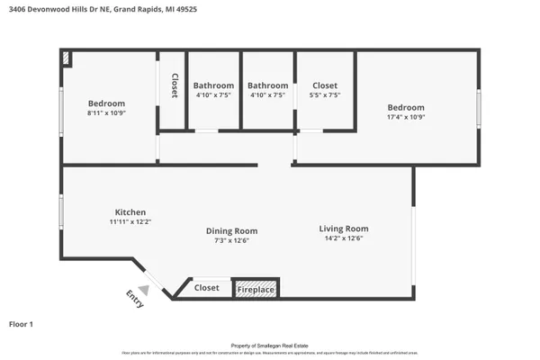 $179,000 | 3406 Devonwood Hills Northeast, Unit E, Grand Rapids, MI 49525