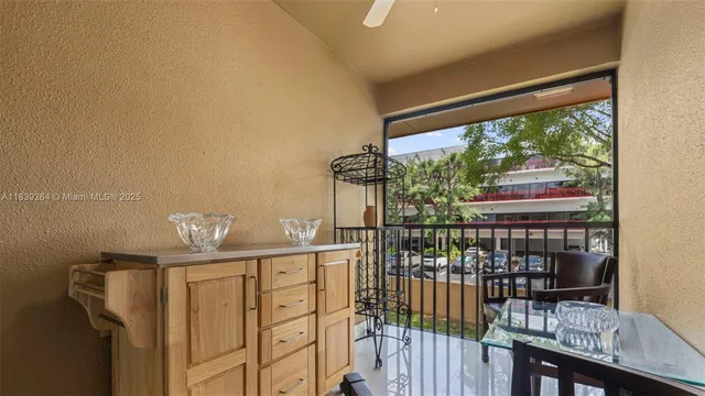 a view of balcony and balcony