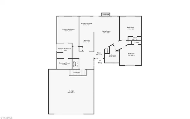 $2,125 | 7873 Springdale Meadow Drive, Stokesdale, NC 27357