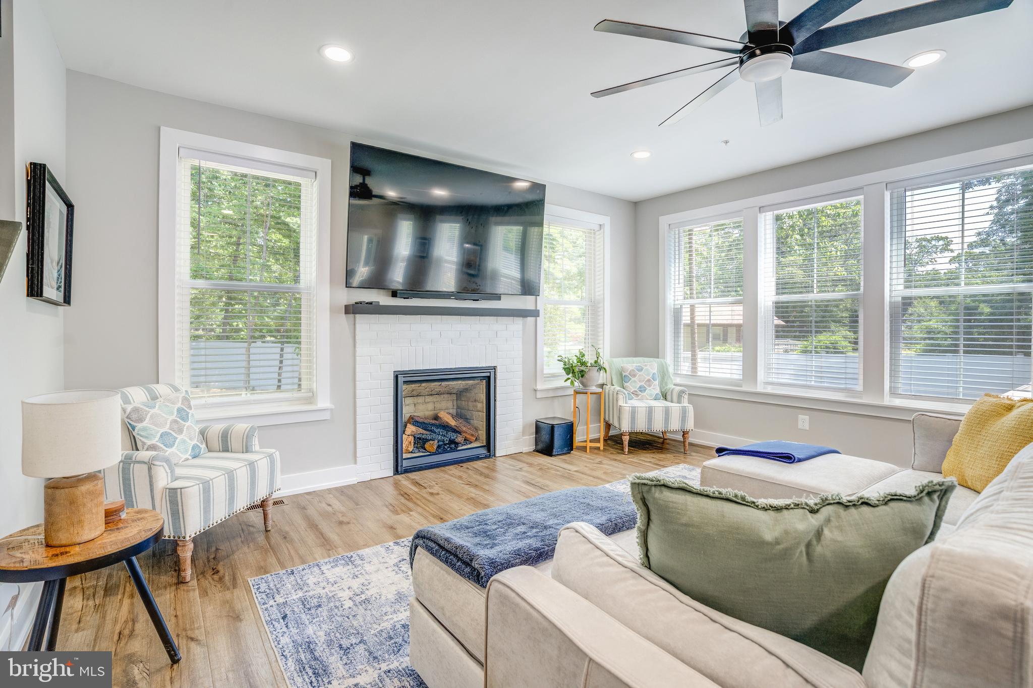 8331 Woodland Road Pasadena, MD 21122 - Photo 59 of 63 Open Floor Plan with Fireplace