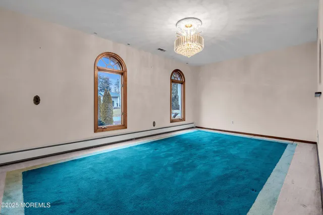 a bathroom with a sink double vanity and a mirror
