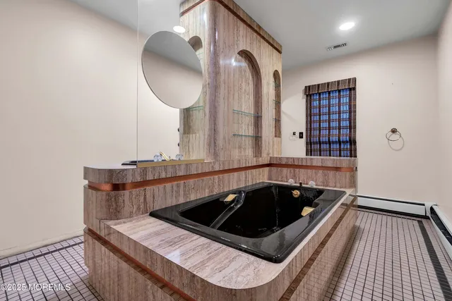 a view of furniture in a room