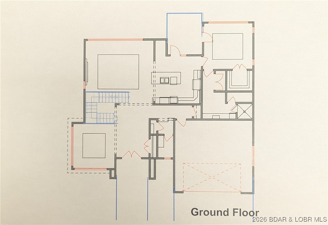 5 And 5a Camdenton, MO 65020 - Photo 7 of 17 Ground Floor and Garage Entry Plans