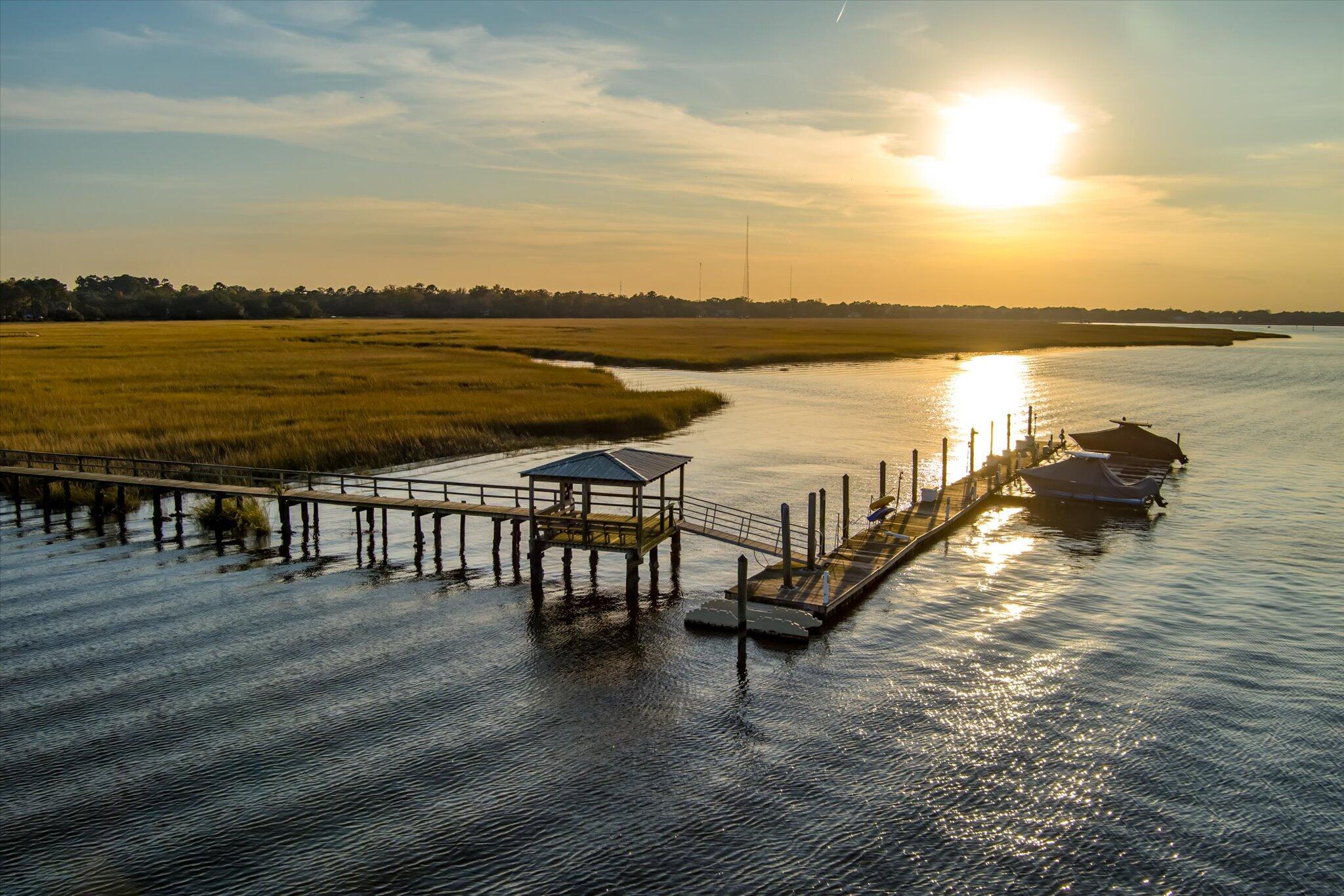 Incredible views of the Ashley River
