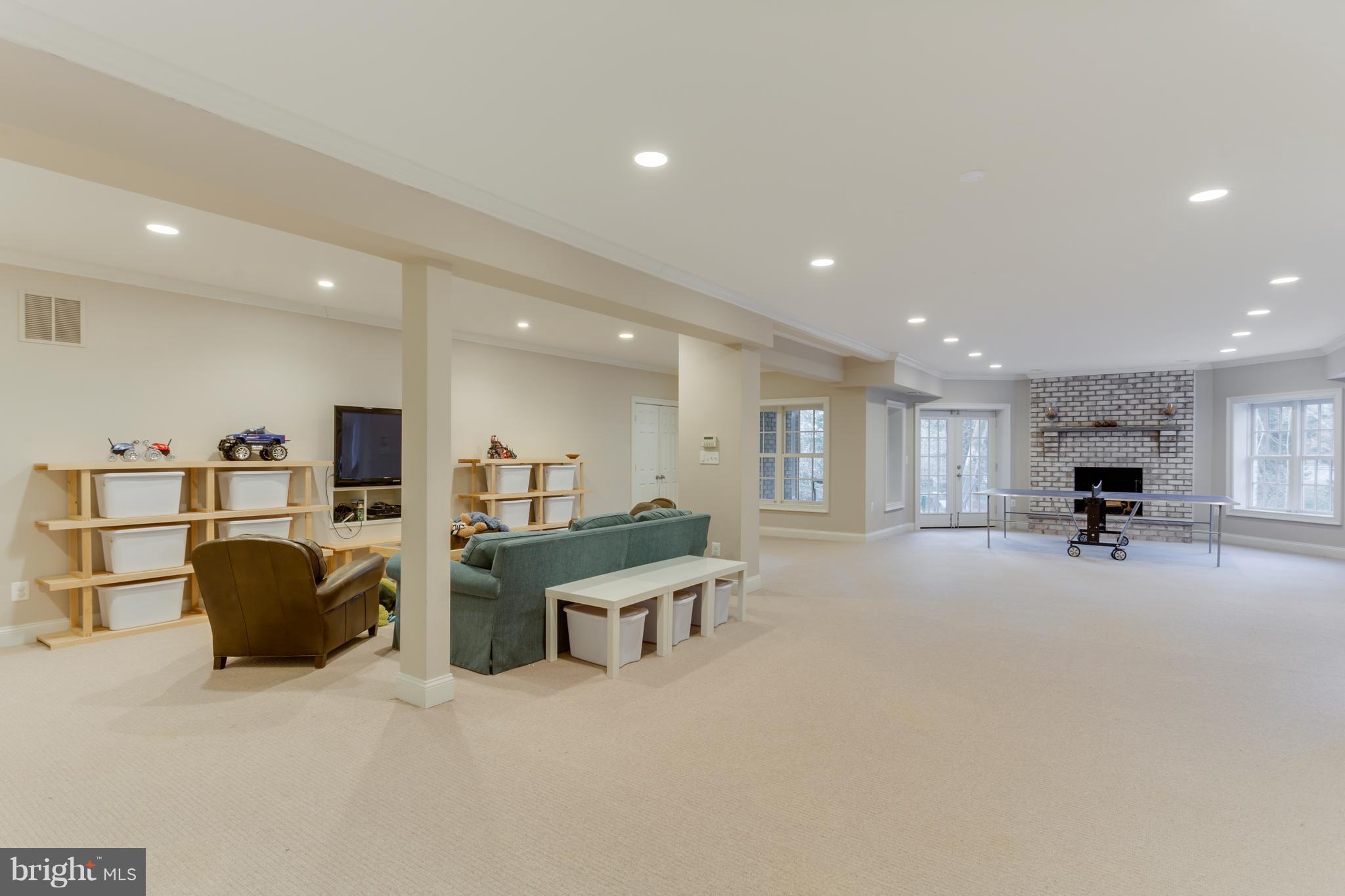 8713 Burdette Road Bethesda, MD 20817 - Photo 22 of 30 Lower Level Rec Room