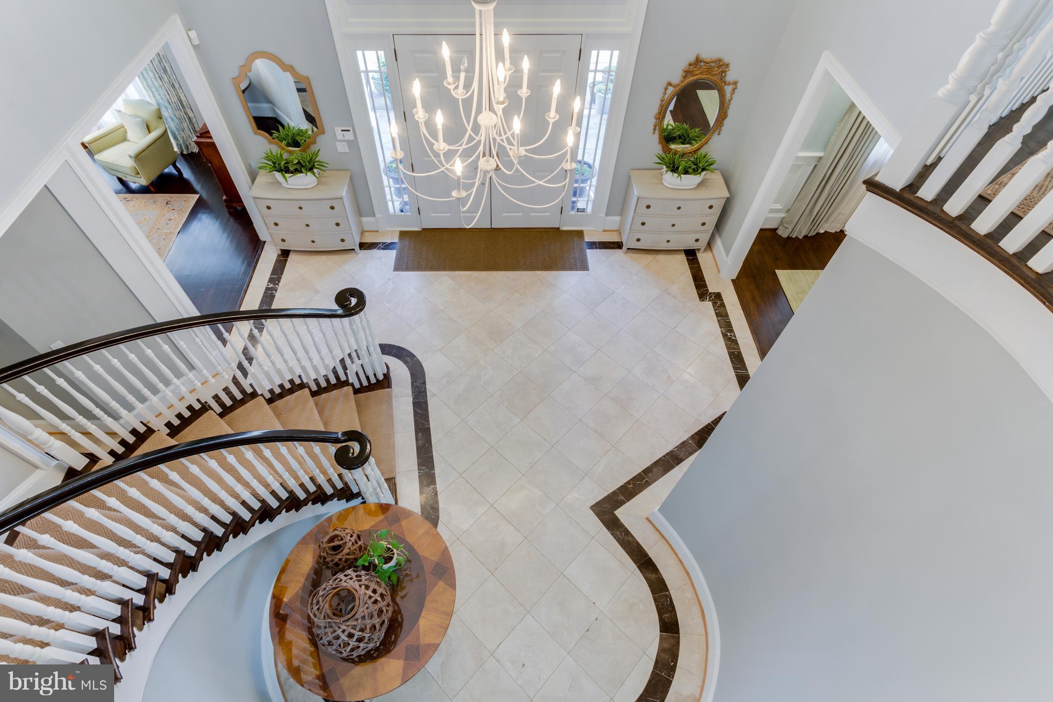 8713 Burdette Road Bethesda, MD 20817 - Photo 4 of 30 Impressive 2-Floor Foyer