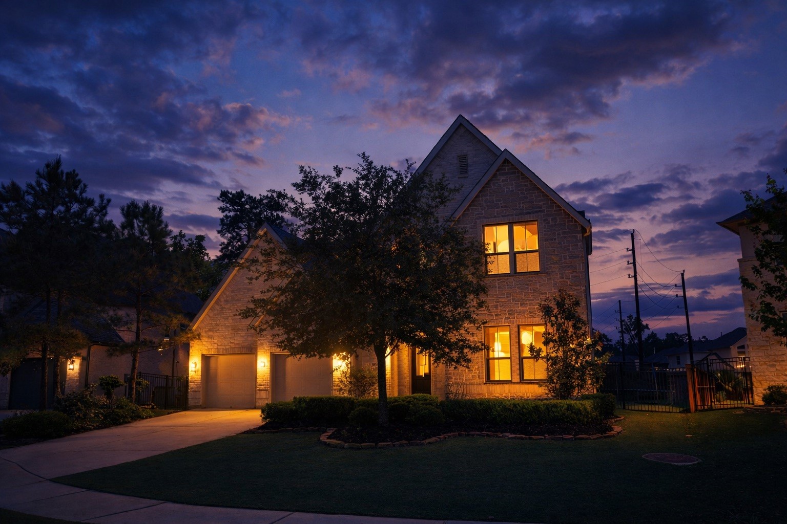 26910 Selinsgrove Road Magnolia, TX 77354 - Photo 2 of 50 Night Time