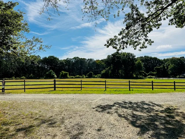 a view of park with ocean view