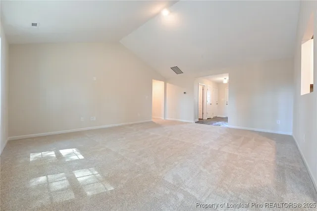 a view of empty room