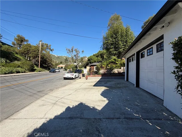 a view of a parking space in a house