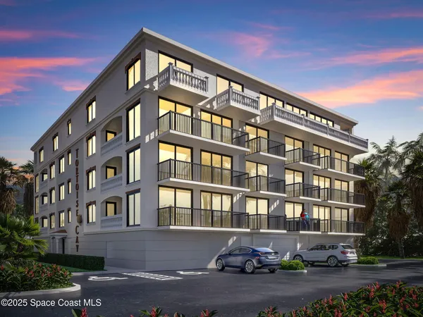 a front view of a building