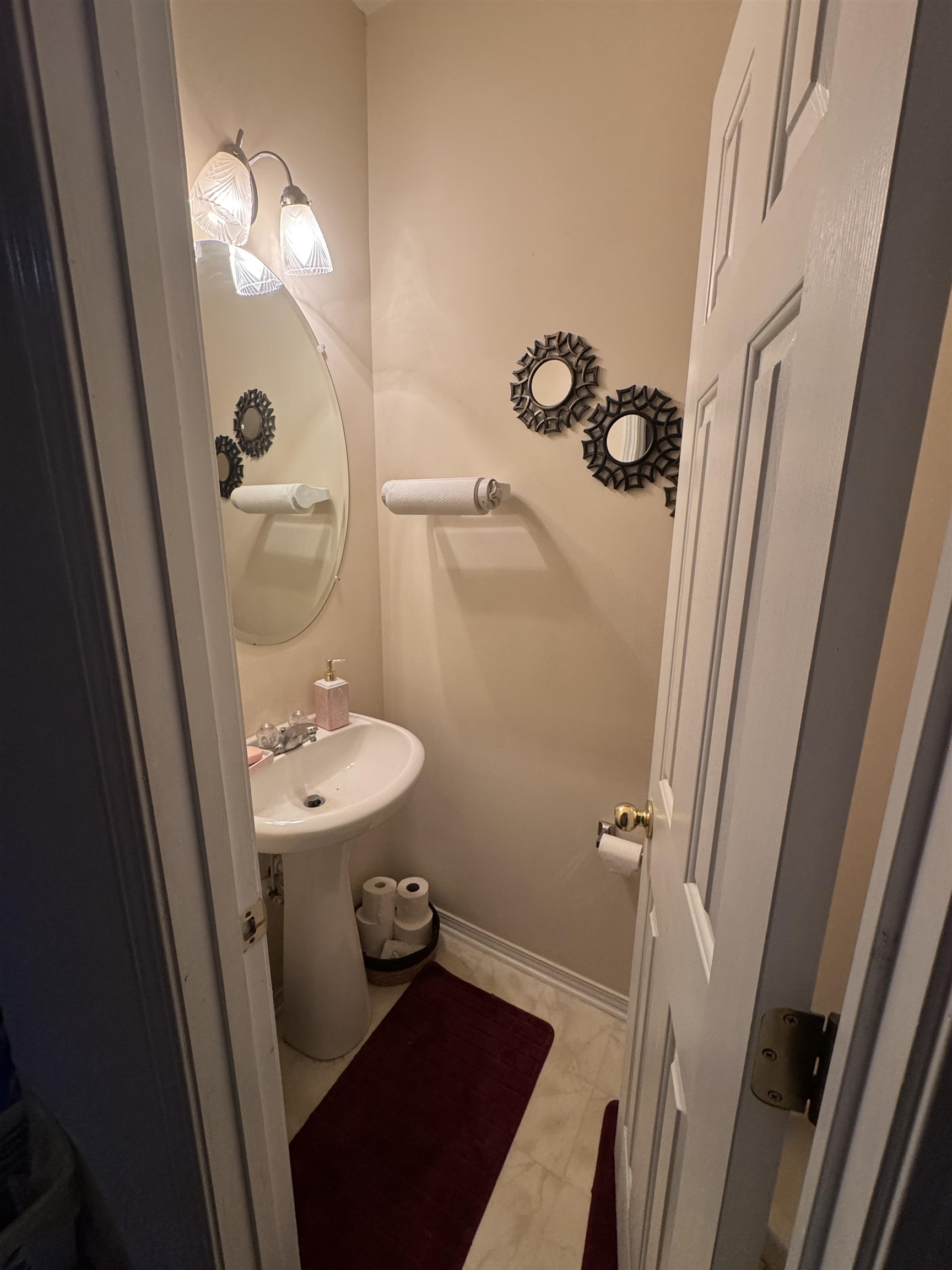 116 Olde Towne Way, Unit 6 Myrtle Beach, SC 29588 - Photo 21 of 23 Half bathroom with baseboards