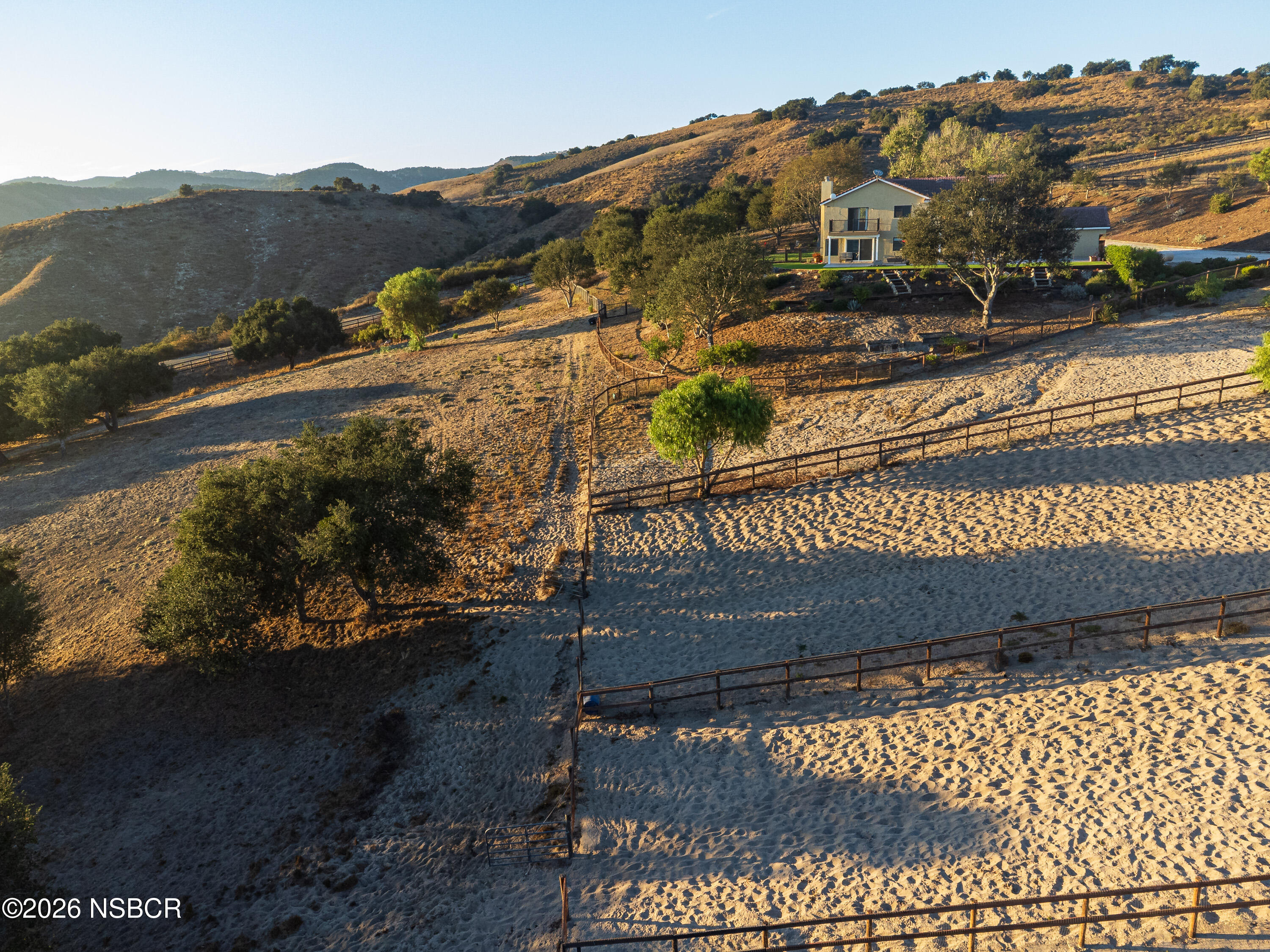 1799 Cougar Ridge Road Buellton, CA 93427 - Photo 43 of 56 Aerial View - Arena and House