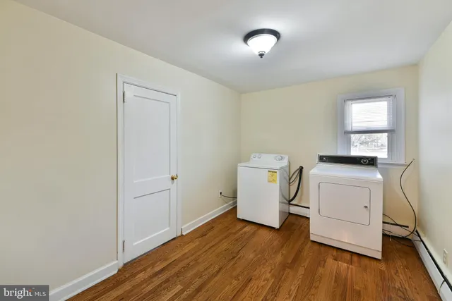 a view of utility room with washer and dryer