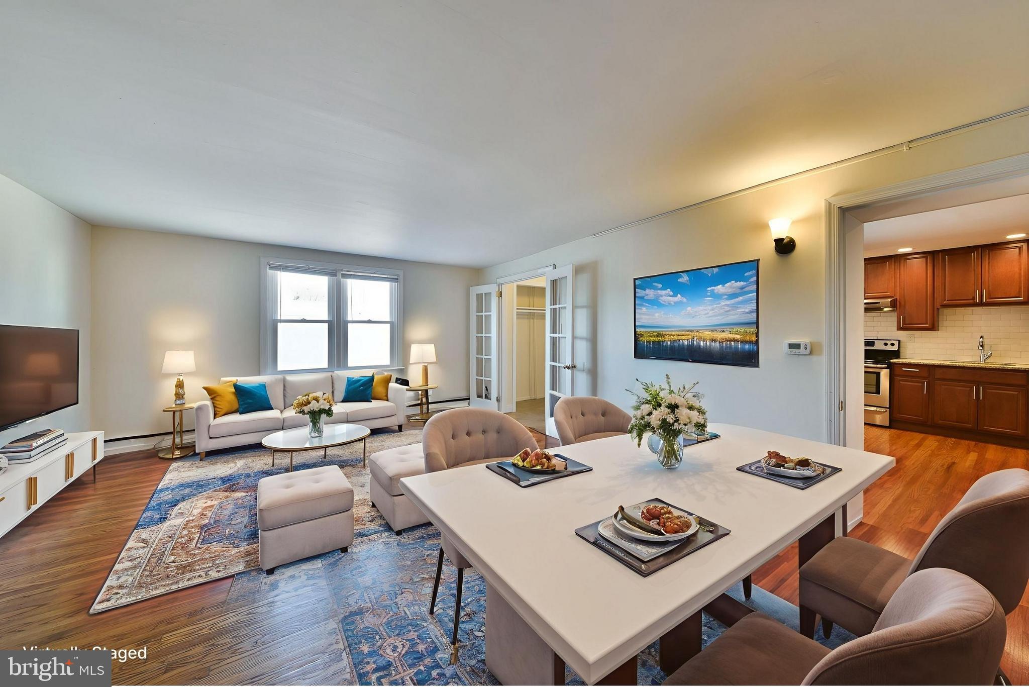 456 North Easton Road Glenside, PA 19038 - Photo 4 of 18 Spacious living/dining combo w modern updates VTAG