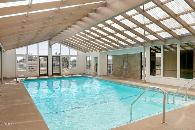 a view of a swimming pool