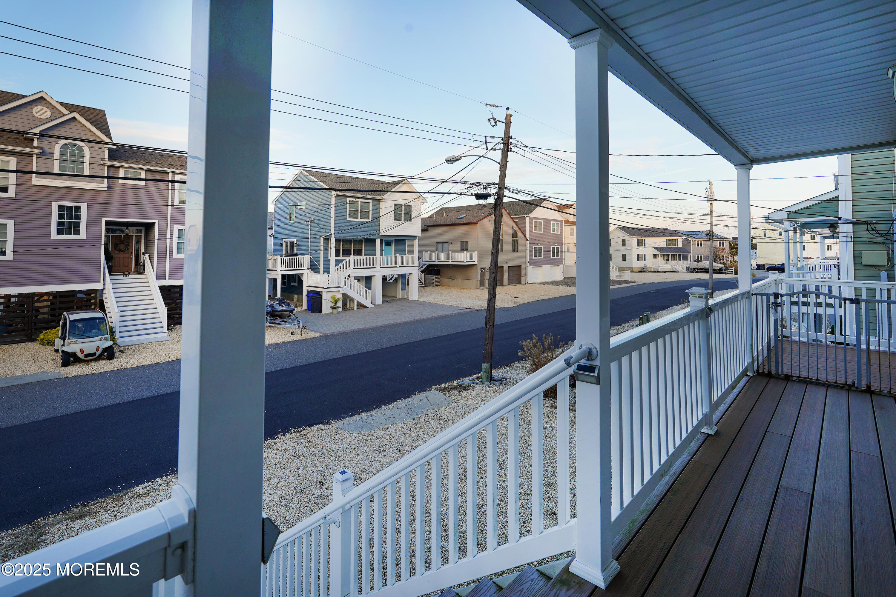 419 Coolidge Avenue Seaside Heights, NJ 08751 - Photo 54 of 82 a view of a balcony with chairs