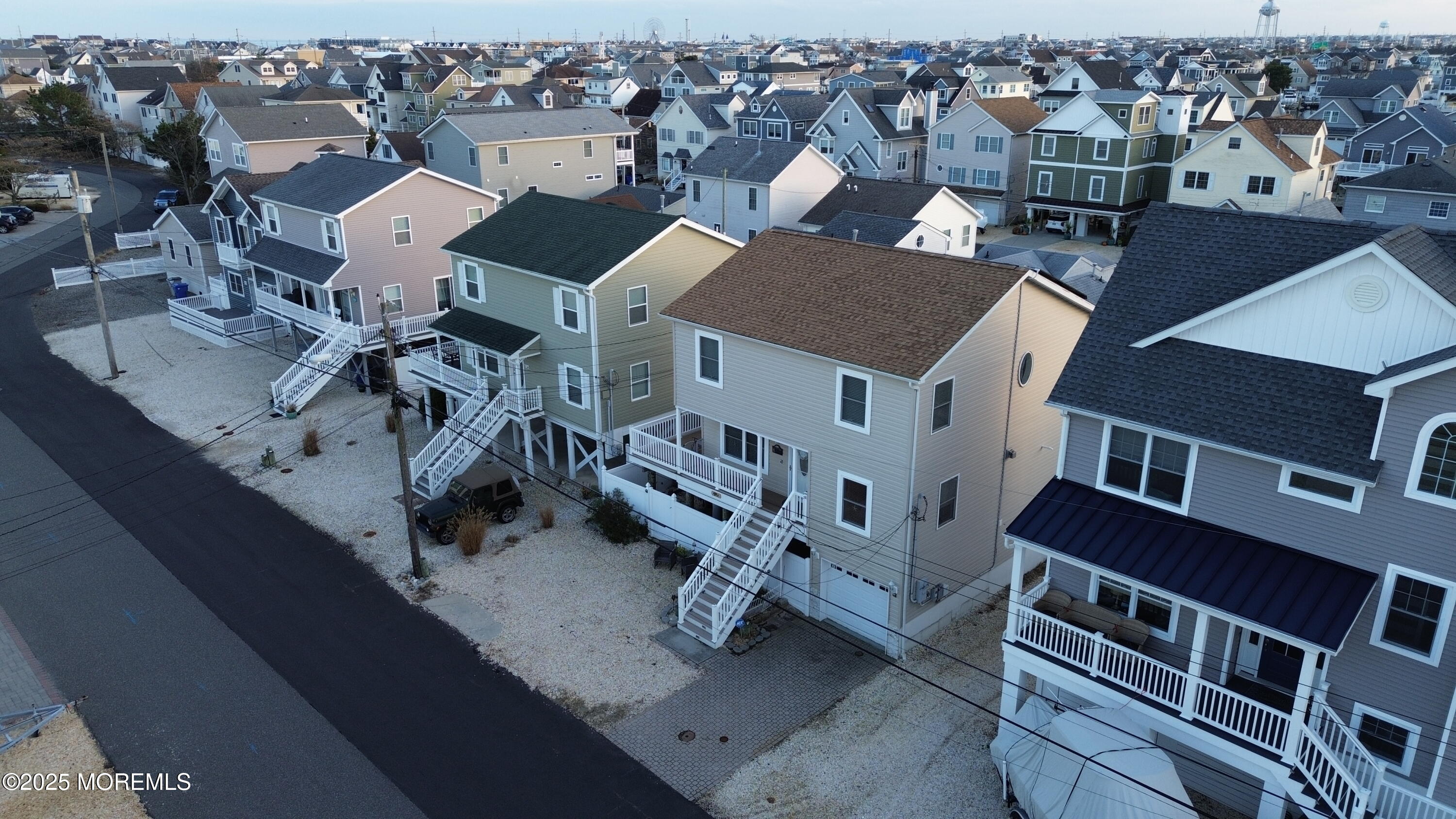 419 Coolidge Avenue Seaside Heights, NJ 08751 - Photo 77 of 82 an aerial view of a house with a yard