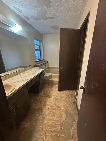 a bathroom with a sink