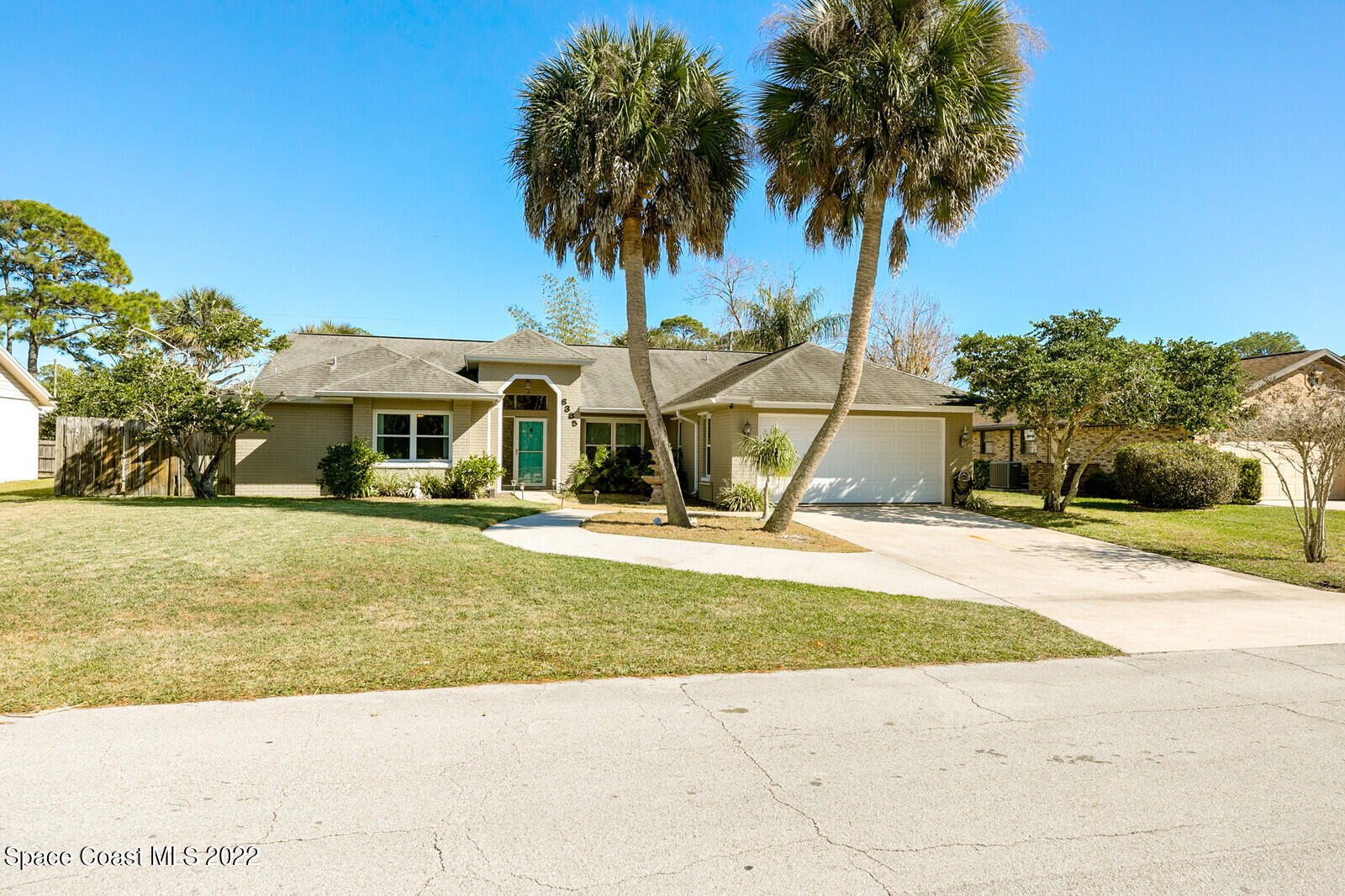 6385 Banks Avenue Cocoa, FL 32927 - Photo 39 of 47 a view of a house with a swimming pool