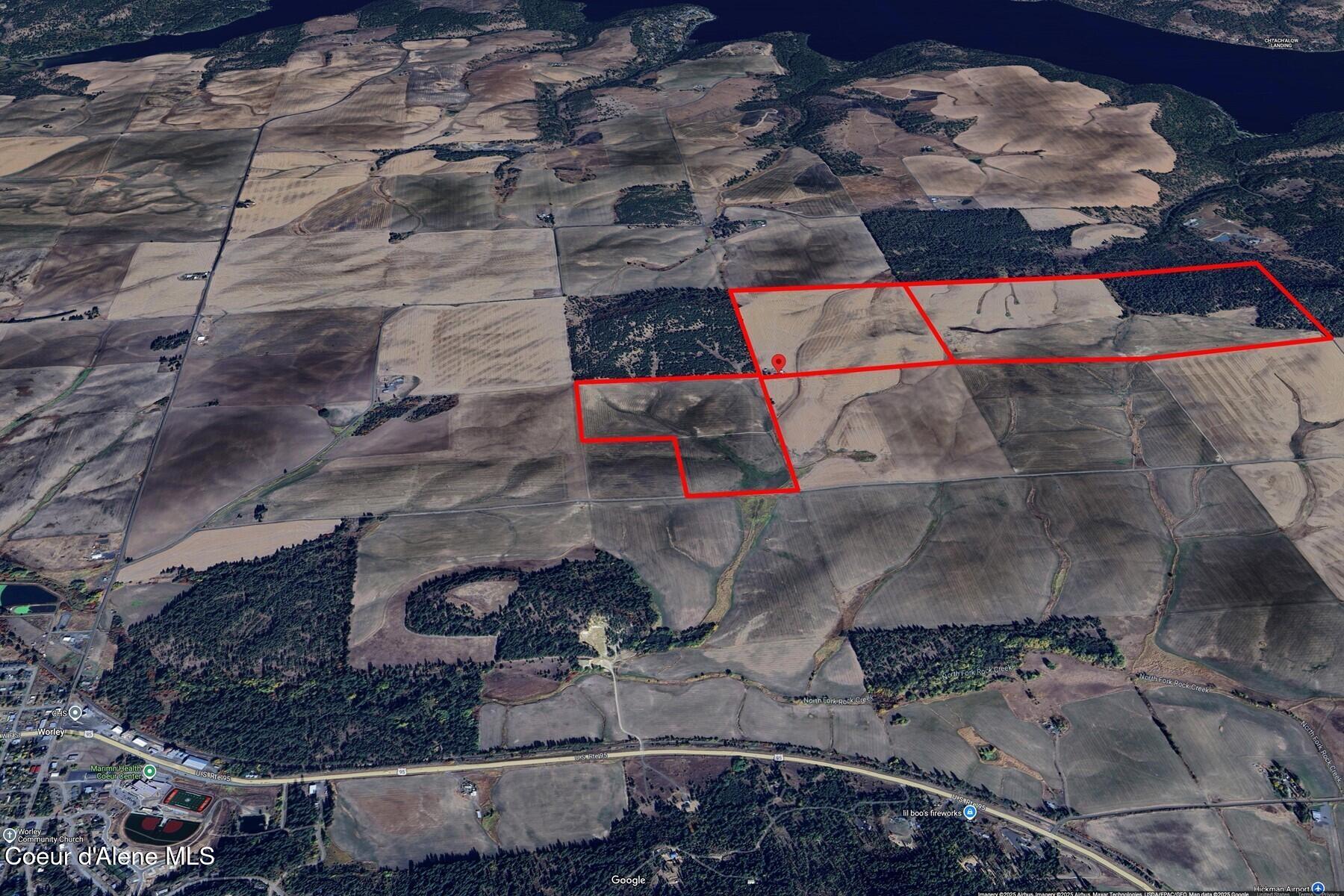 8597 West Rolling Hills Road Worley, ID 83876 - Photo 3 of 45 View of 95 to the north