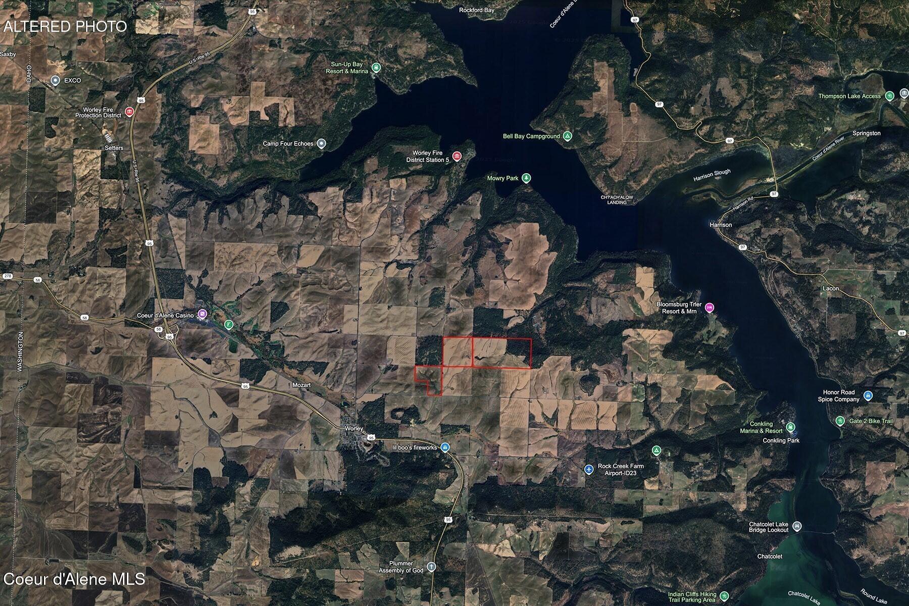 8597 West Rolling Hills Road Worley, ID 83876 - Photo 47 of 47 Proximity map