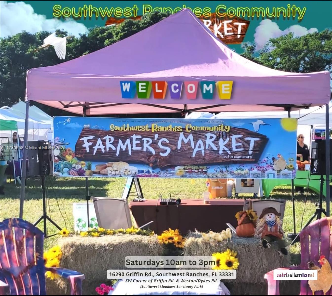 6701 Southwest 124th Ave Ranches Southwest Ranches, FL 33330 - Photo 9 of 10 a view of a cafe with a couple of people sitting in front of retail shops