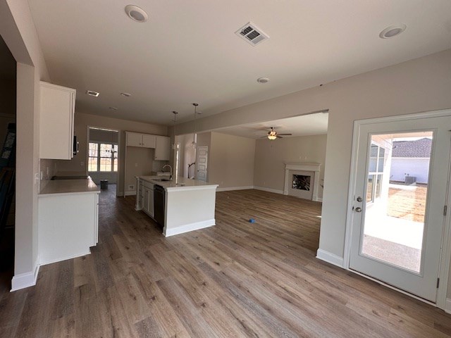 8715 McKee Road Upatoi, GA 31829 - Photo 5 of 29 a view of kitchen and wooden floor