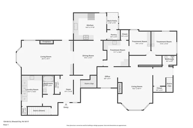 $345,000 | 134 4th Street, Ellwood City, PA 16117