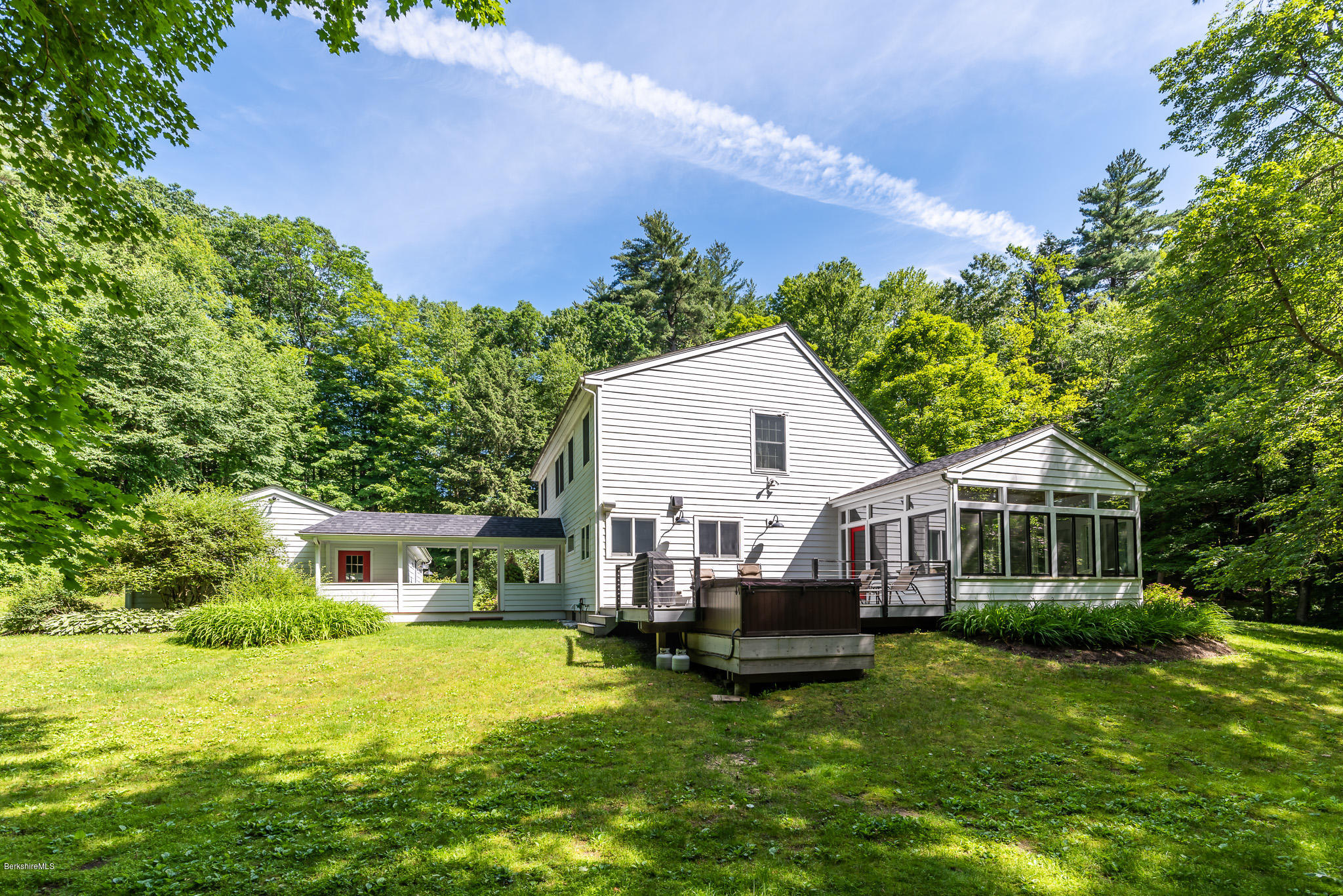 851 W Road Sheffield, MA 01230 - Photo 29 of 30 SIDE VIEW W HOT TUB