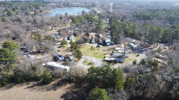 a view of aerial view of residential houses with outdoor space and trees