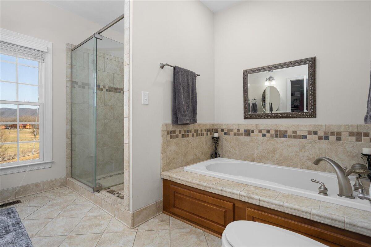 360 Maple Ridge Lane Fincastle, VA 24090 - Photo 30 of 77 a bathroom with a sink and a mirror